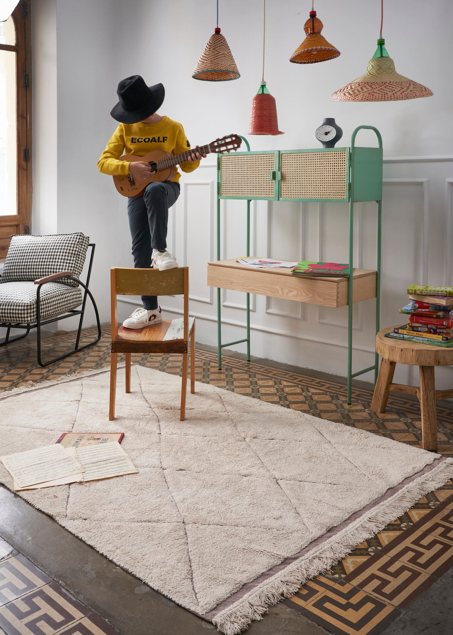 Rugcycled Bereber Rug