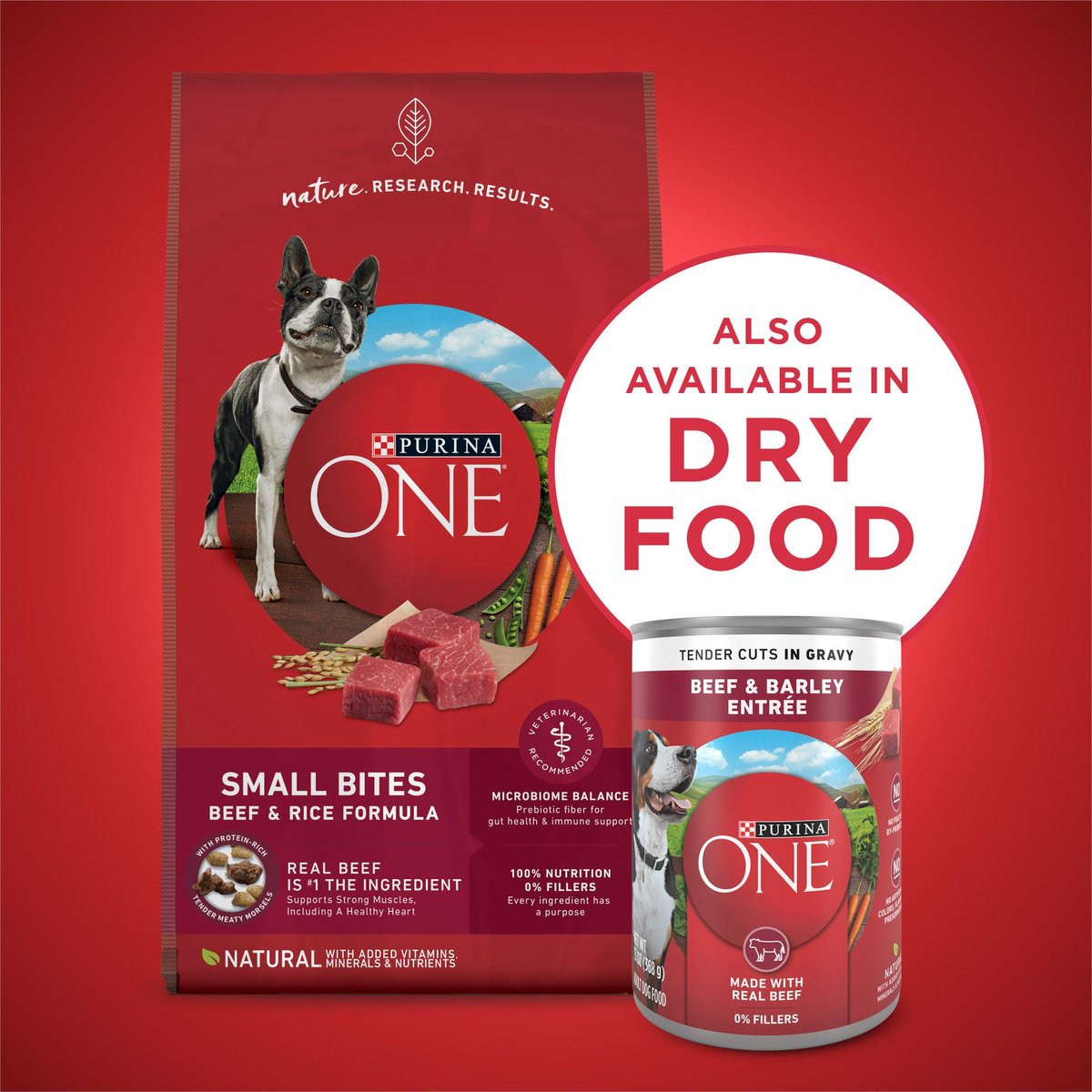 Purina ONE SmartBlend Tender Cuts in Gravy Beef and Barley Entree Adult Canned Dog Food