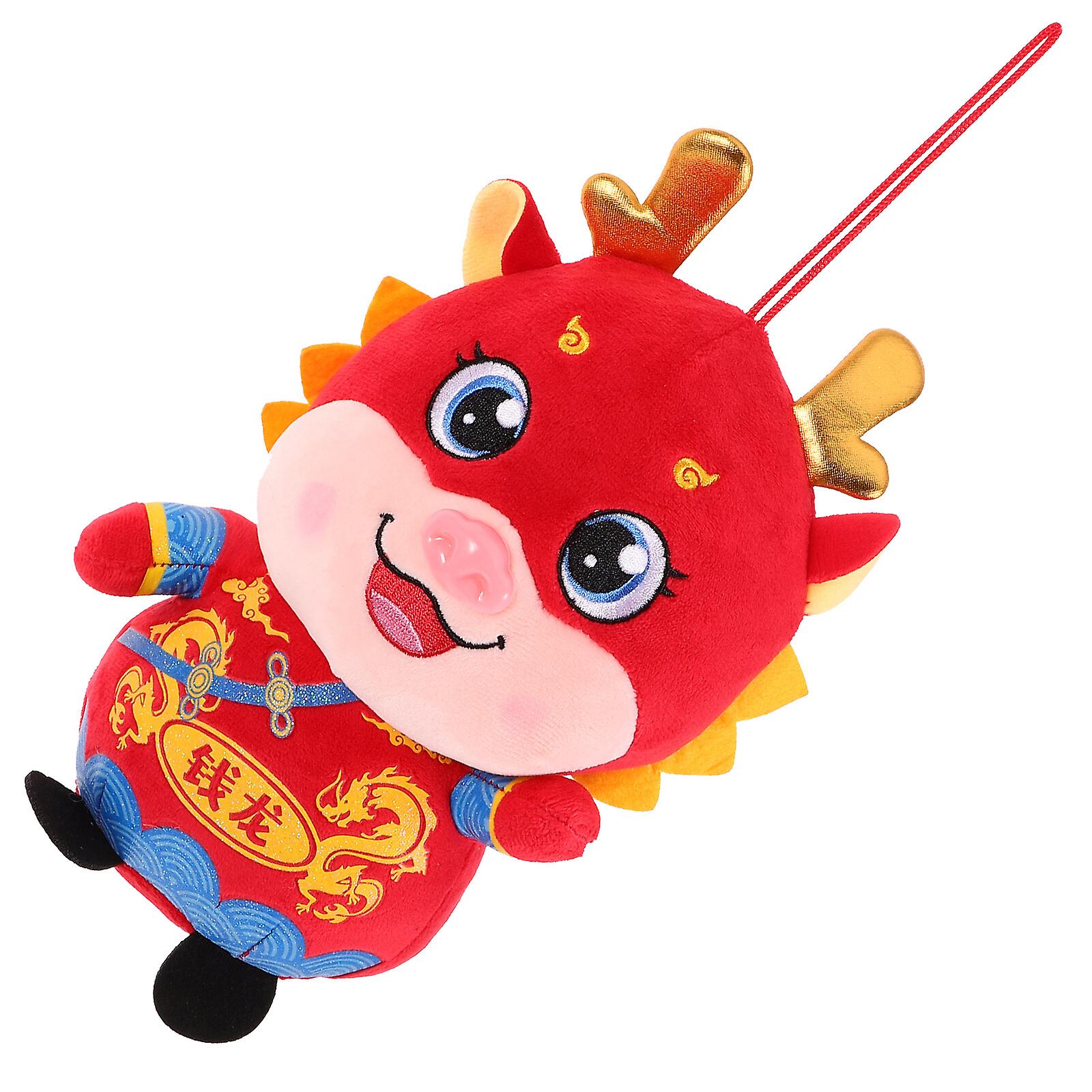 Lovely Plush Dragon Doll Stuffed Dragon Doll Chinese Mascot Plush Dragon Doll New Year Gift