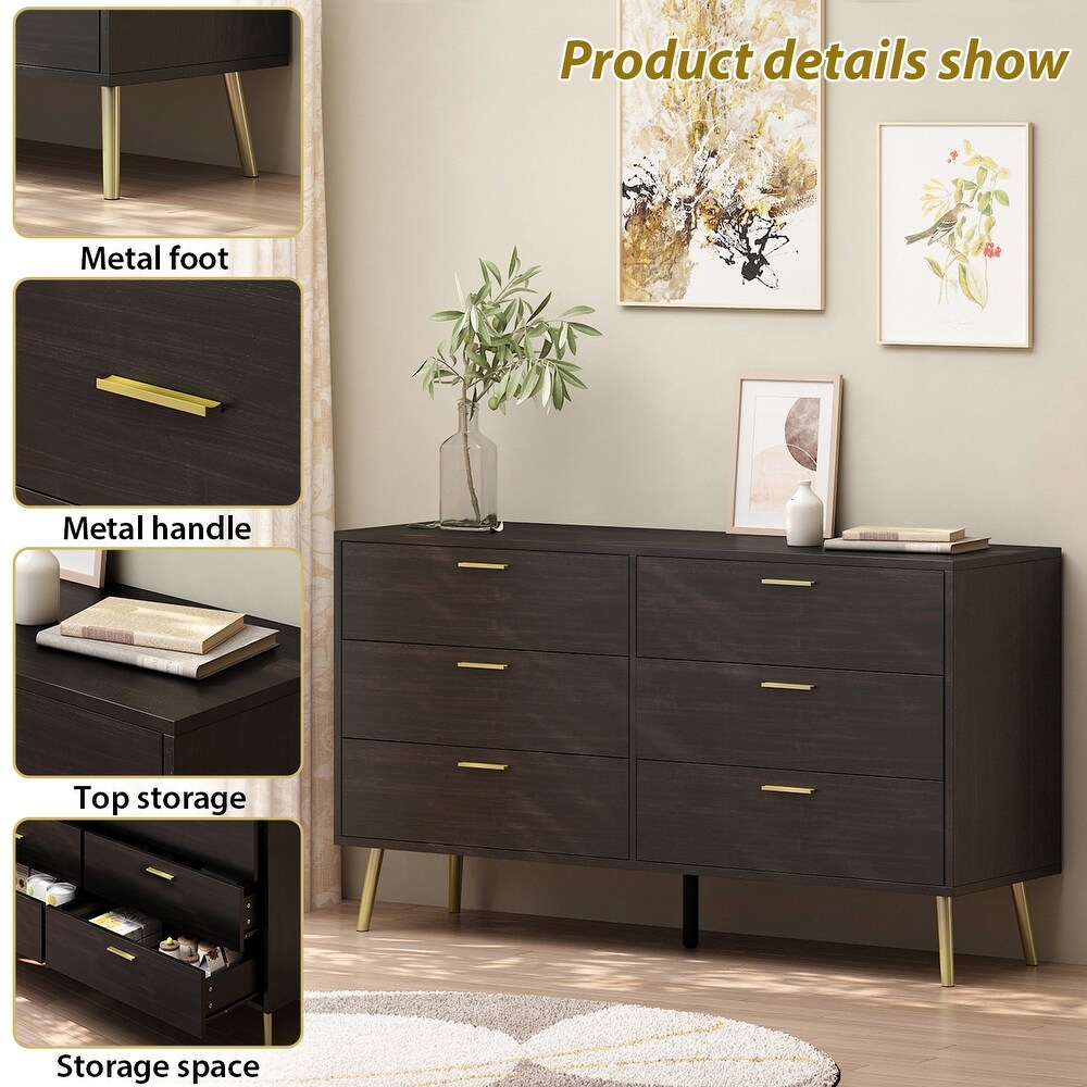 Sideboard Dresser Storage Chest of Drawers for Bedroom Living Room