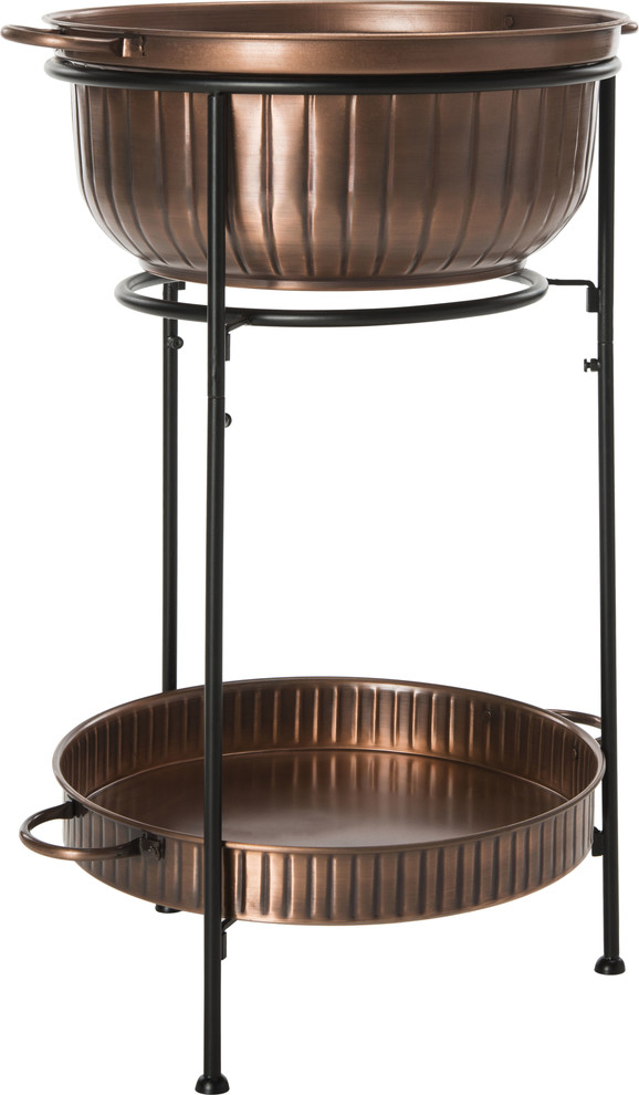 Naka Plant Stand   Traditional   Plant Stands And Telephone Tables   by HedgeApple  Houzz