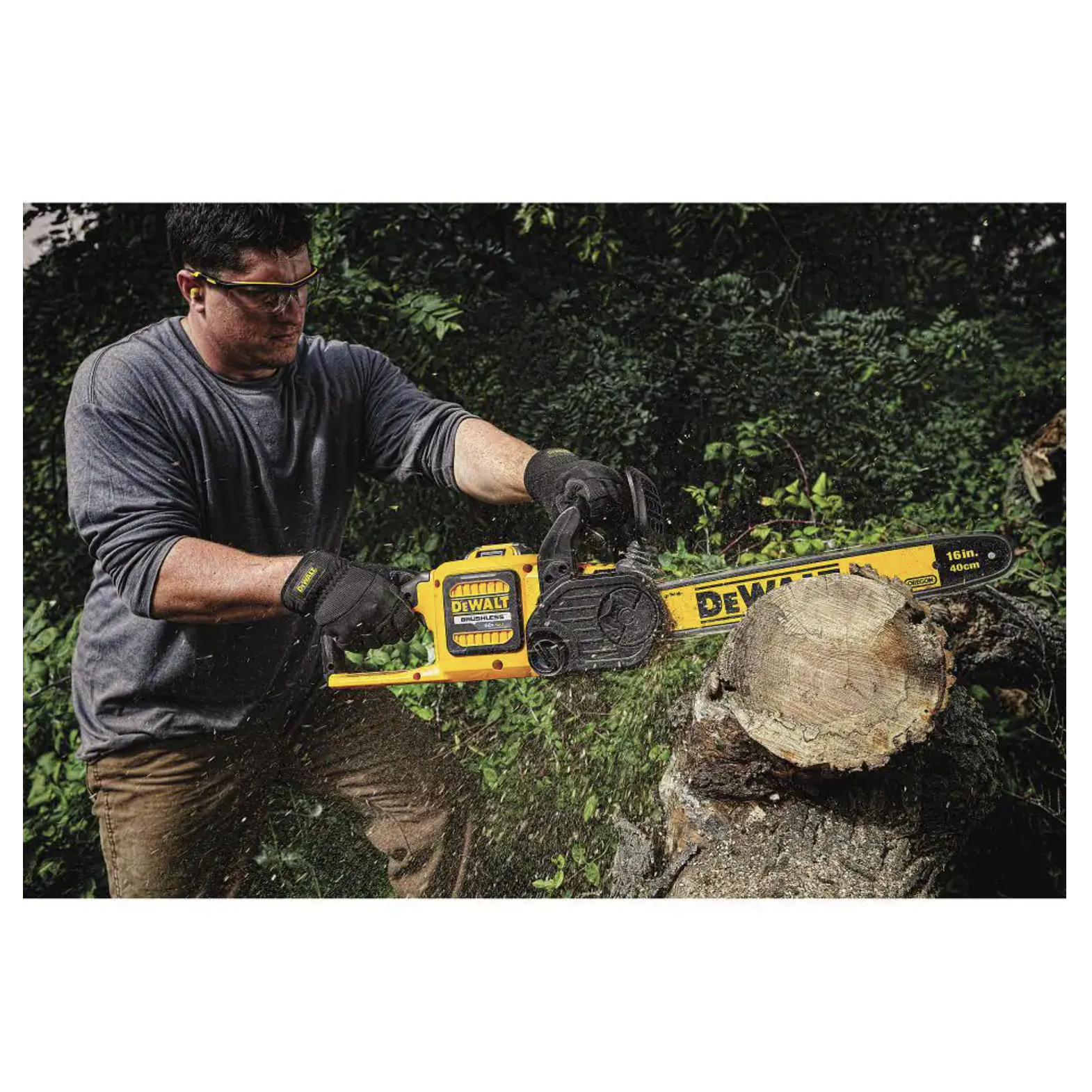 Dewalt 60V Max 16in. Brushless Cordless Battery Powered Chainsaw， Tool Only (DCCS670B)