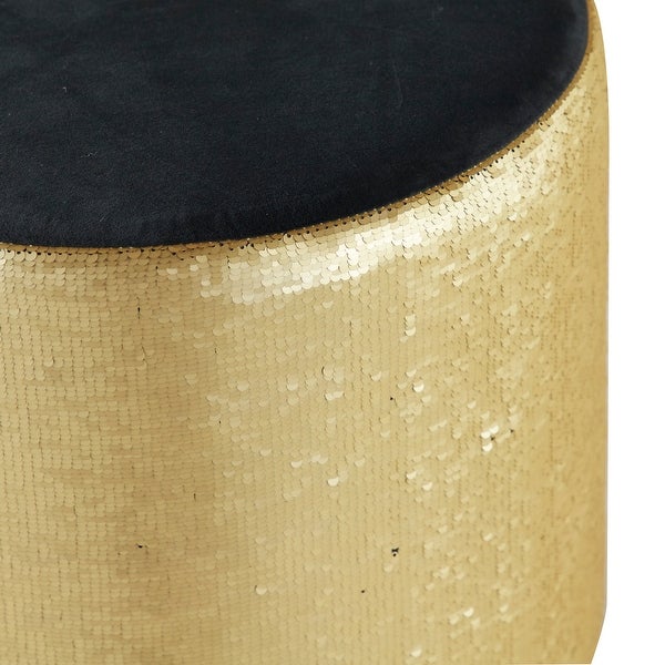 Fabric Contemporary Stool 18 x 16 x 16 - 16 x 16 x 18Round