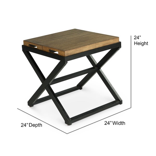 Porch and Den Tacoma Tray-top End Table