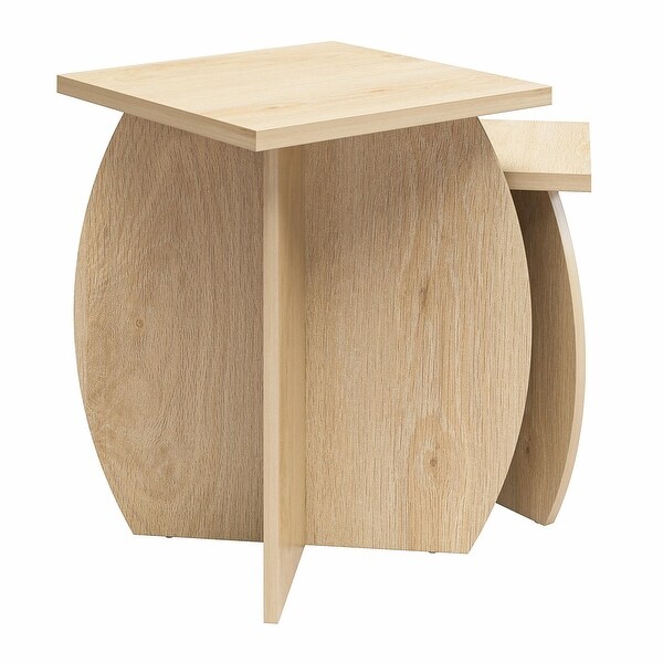 The Novogratz Voler Set of 2 Nesting End Tables