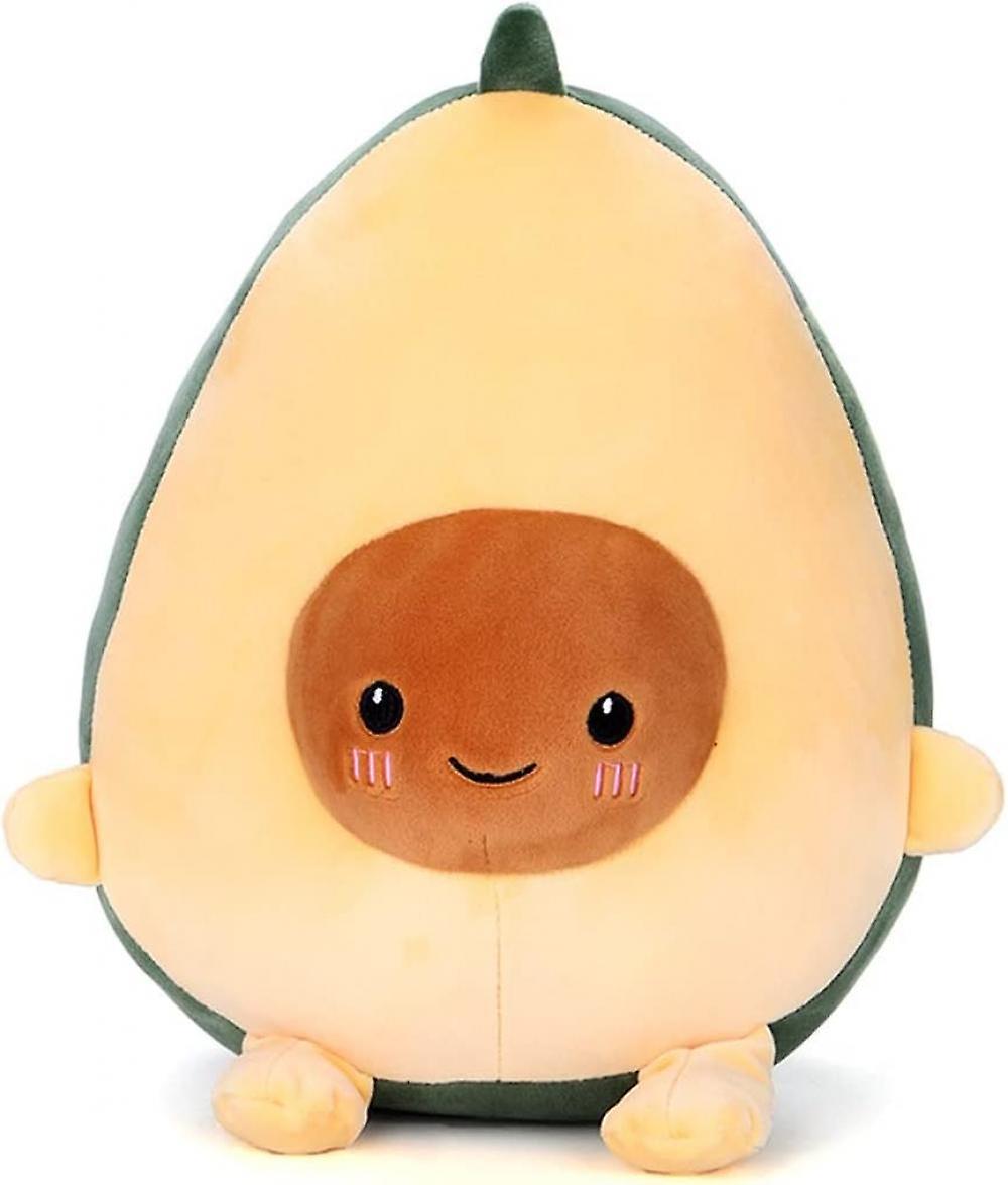 Avocado Plush Pillow， Cute Avocado Stuffed Toy Gifts Soft Food Pillow For Kids， 15.7 Inch