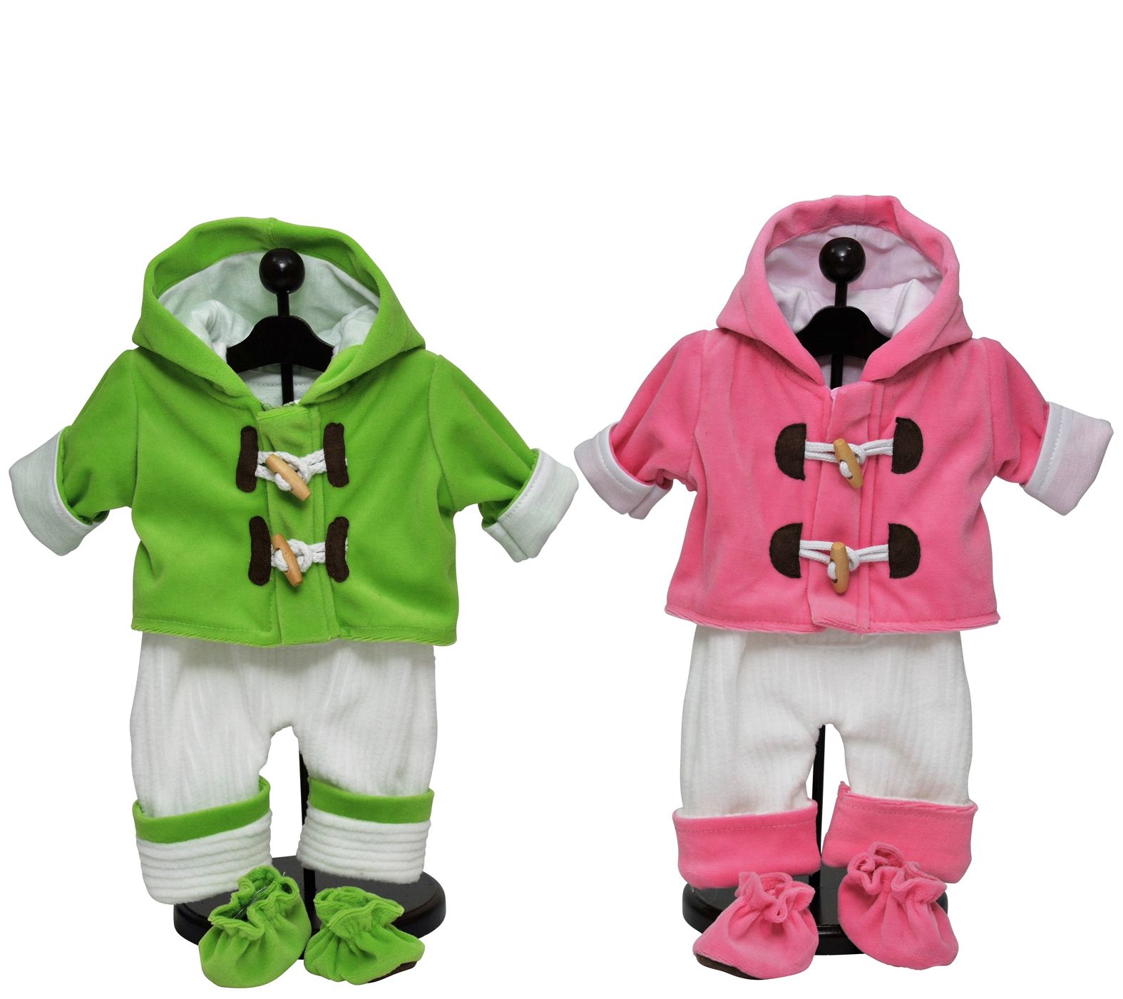 The Queen's Treasures Two 15 Baby Doll Twin Overall Outfits