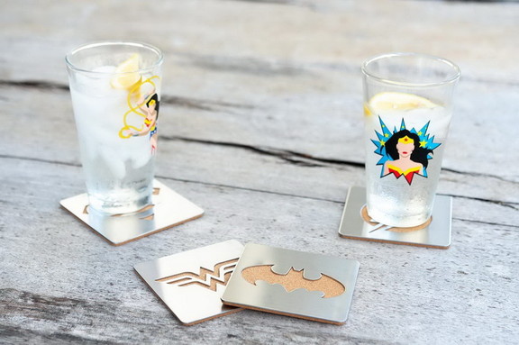 Seven20 DC Comics Laser Cut Superhero Logo Coaster...