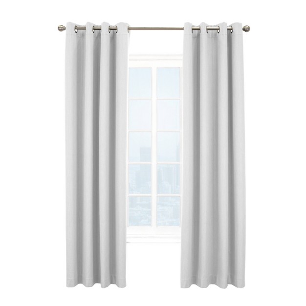 Blackout Kona Curtain Panel White Thermaplus