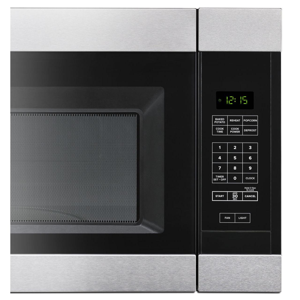 Amana 30-inch, 1.6 cu. ft. Over-the-Range Microwave Oven AMV2307PFS