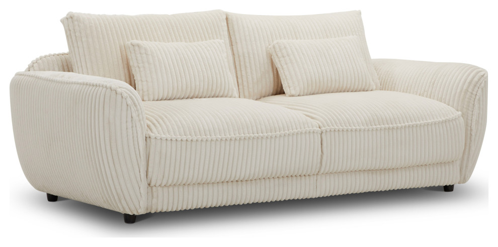 Parker Living Utopia Mega Ivory Sofa 2 cushion seat With lumbar pillow   Transitional   Loveseats   by Parker House  Houzz