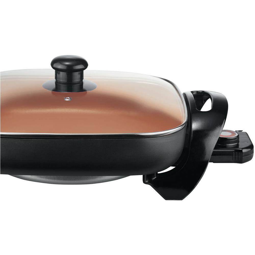 Brentwood Appliances 144 sq. in. Copper Nonstick Electric Skillet 985114242M