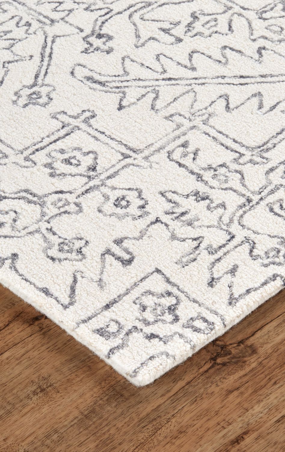 Natal Hand Tufted Ivory Rug by BD Fine