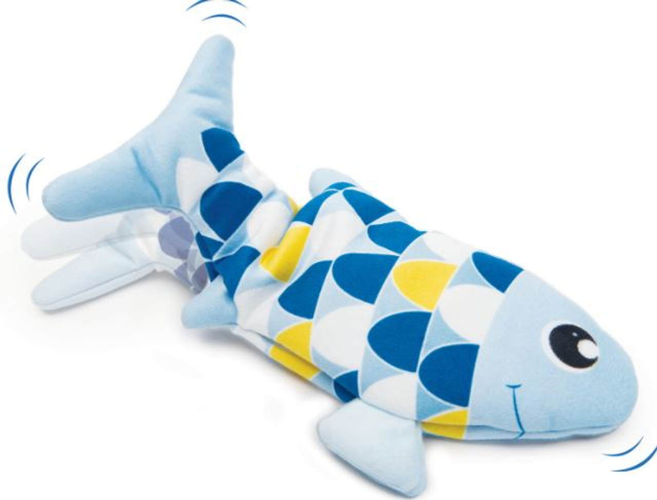 Catit Groovy Fish Plush Cat Toy w/Catnip