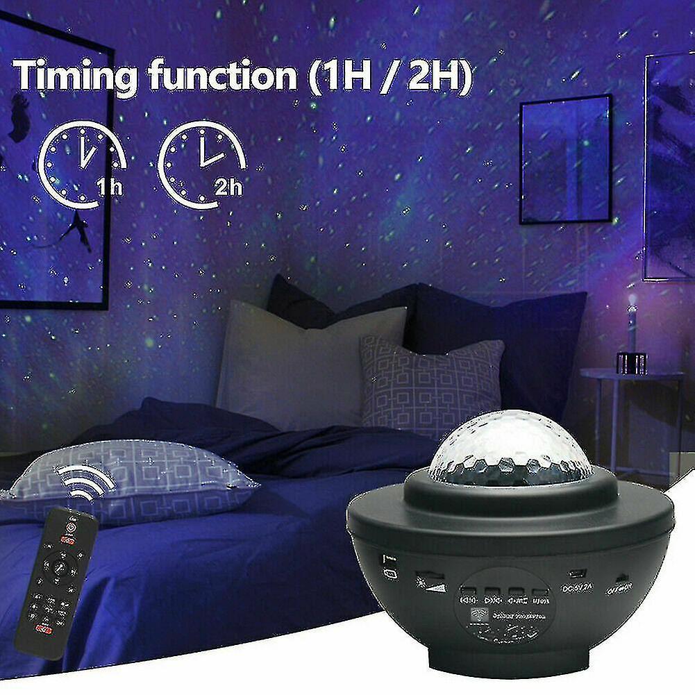 Bluetooth Led Galaxy Starry Night Light Projector Sky Party Lamp Gift