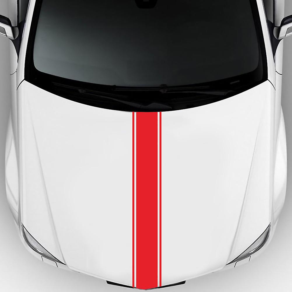 Car Stripe Vinyl Hood Decal Sticker Fashion Line Decoration Body Sports Racing Car Truck Sticker Auto Accessories Blue