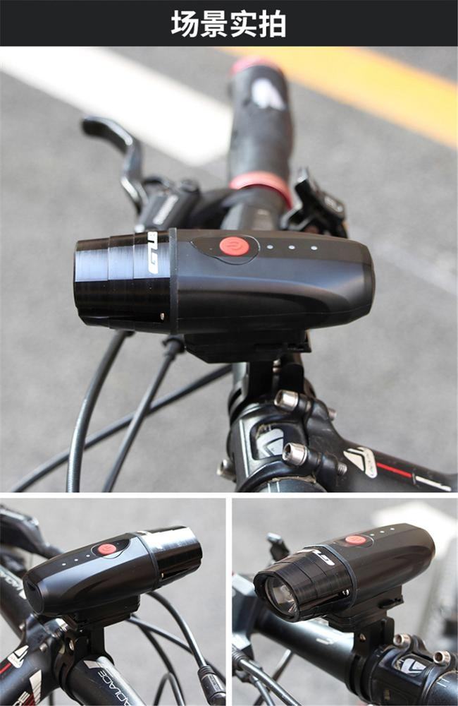 GUB 019 Bike Headlight Front Light Bicycle Bright LED Head Lamp USB Charging Flashlight Cycling Waterproof Torch