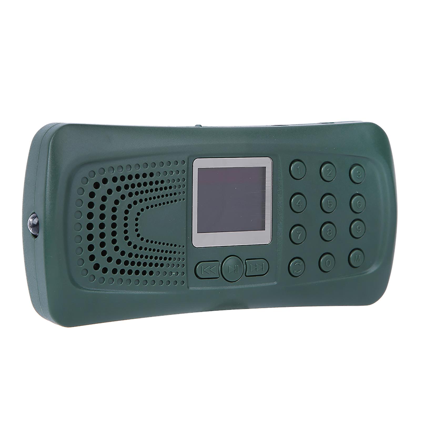 Cp-387bhunting Bird Caller Sounds Player No Remote Control With Timing Flashlight Functioneu 110~240v