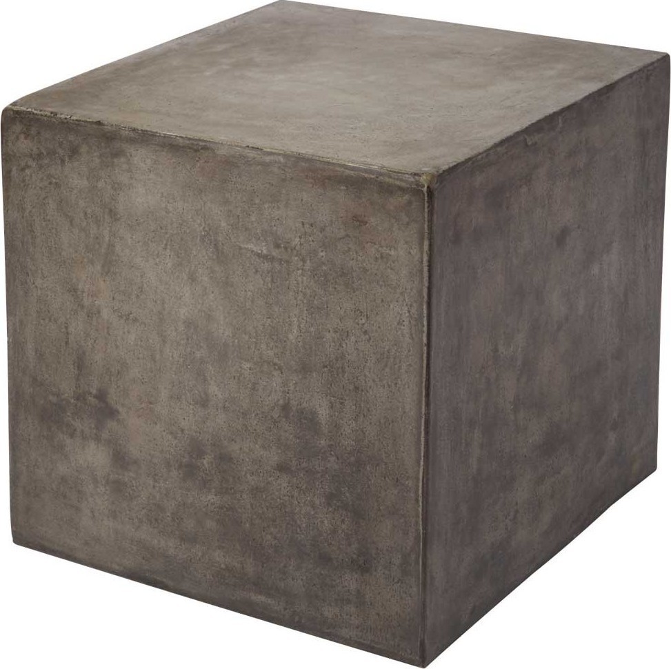 Dimond Home 157 008 Cubo Concrete Cube Table   Transitional   Side Tables And End Tables   by Uber Bazaar  Houzz