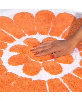 Chesapeake Bursting Flower 2 Piece Bath Rug Set