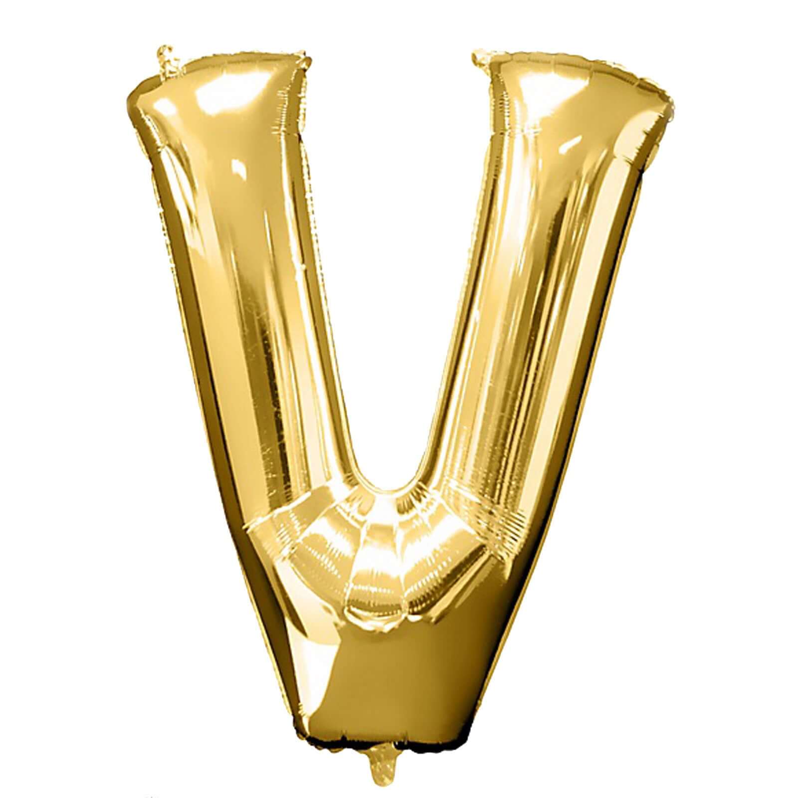 Shiny Metallic Gold Mylar Foil Helium/Air Number and Letter Balloons 40