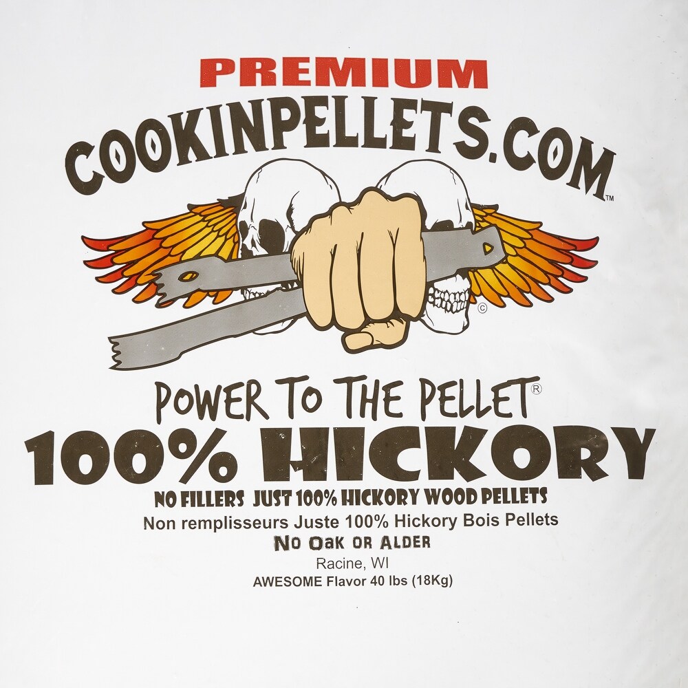 CookinPellets Premium Hickory Grill Smoker Wood Pellets  40 Lb Bag (4 Pack)