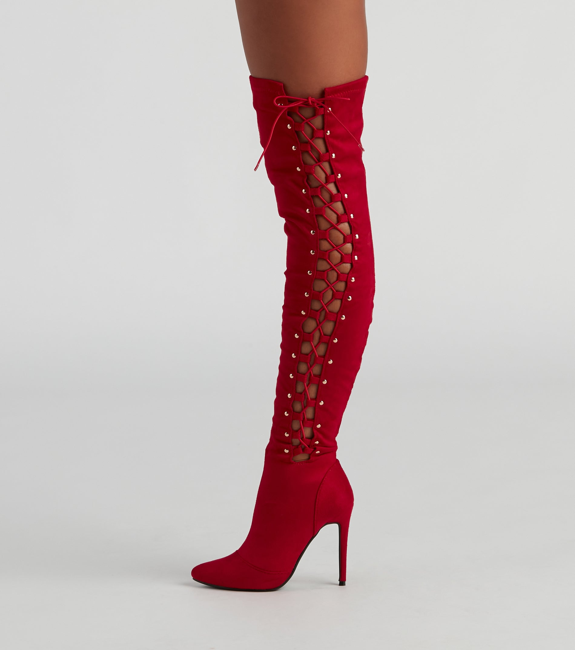 My Scene Lace Up Over The Knee Boots