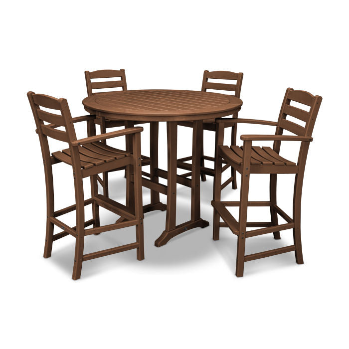 Polywood La Casa Café 5-Piece Bar Dining Set PWS306-1