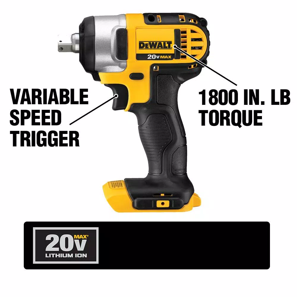 DEWALT 20-Volt MAX XR 1 in. SDS Plus L-Shape Rotary Hammer w/ Extractor， (2) 20-Volt 5.0Ah Batteries and 1/2 in. Impact Wrench and#8211; XDC Depot