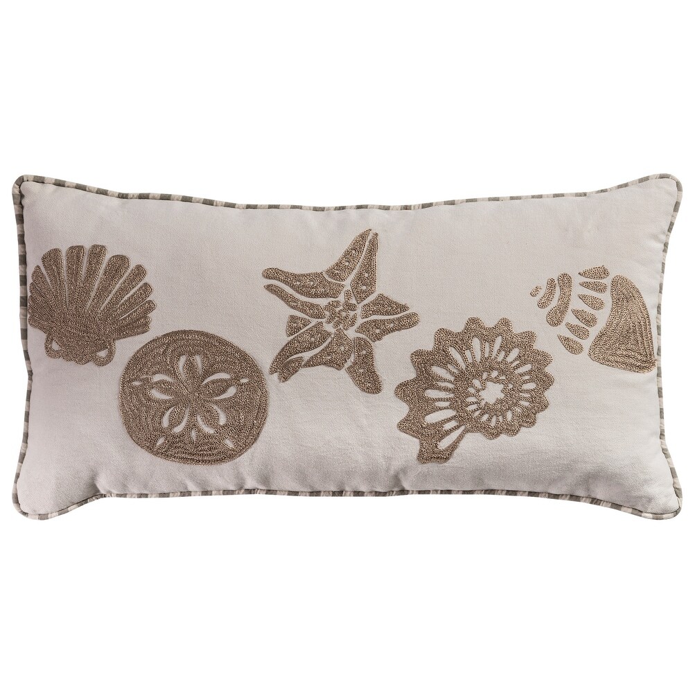 Rizzy Home Traditional Cream Pillow Cover   11\