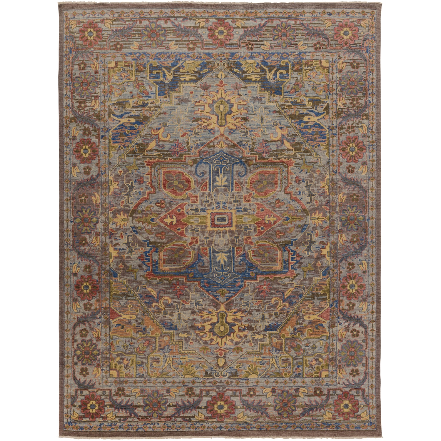 Cappadocia rug in Sage and Bright