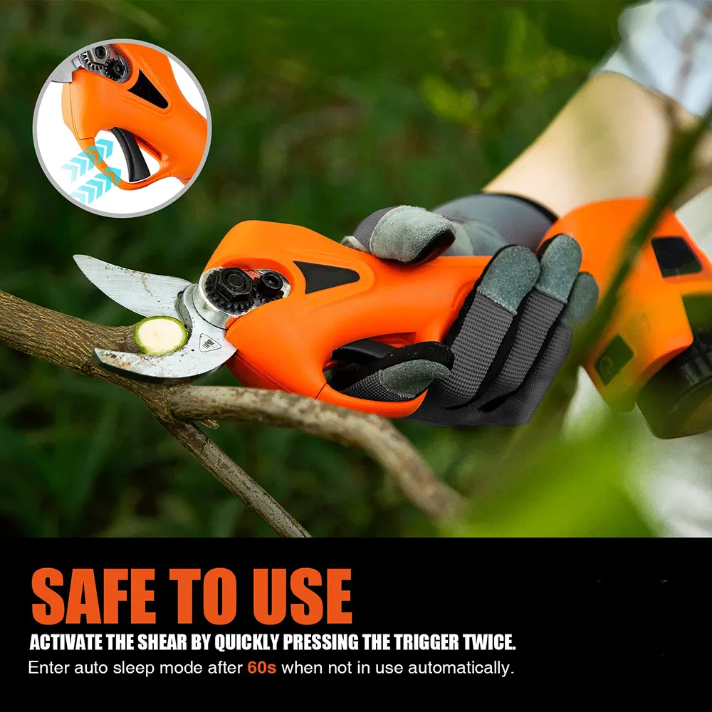 Gardener Tool Lithium Battery Tree Pruner Scissors Cordless Electric Hand Garden Pruner