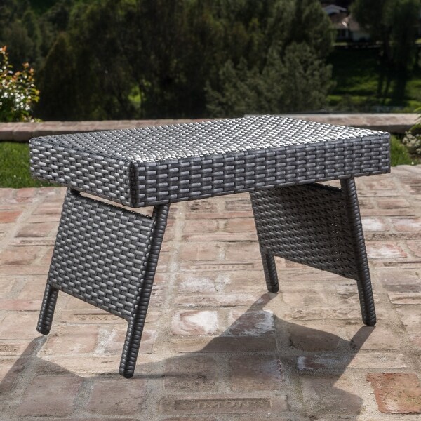 Outdoor Furniture PE Wicker Snack Table