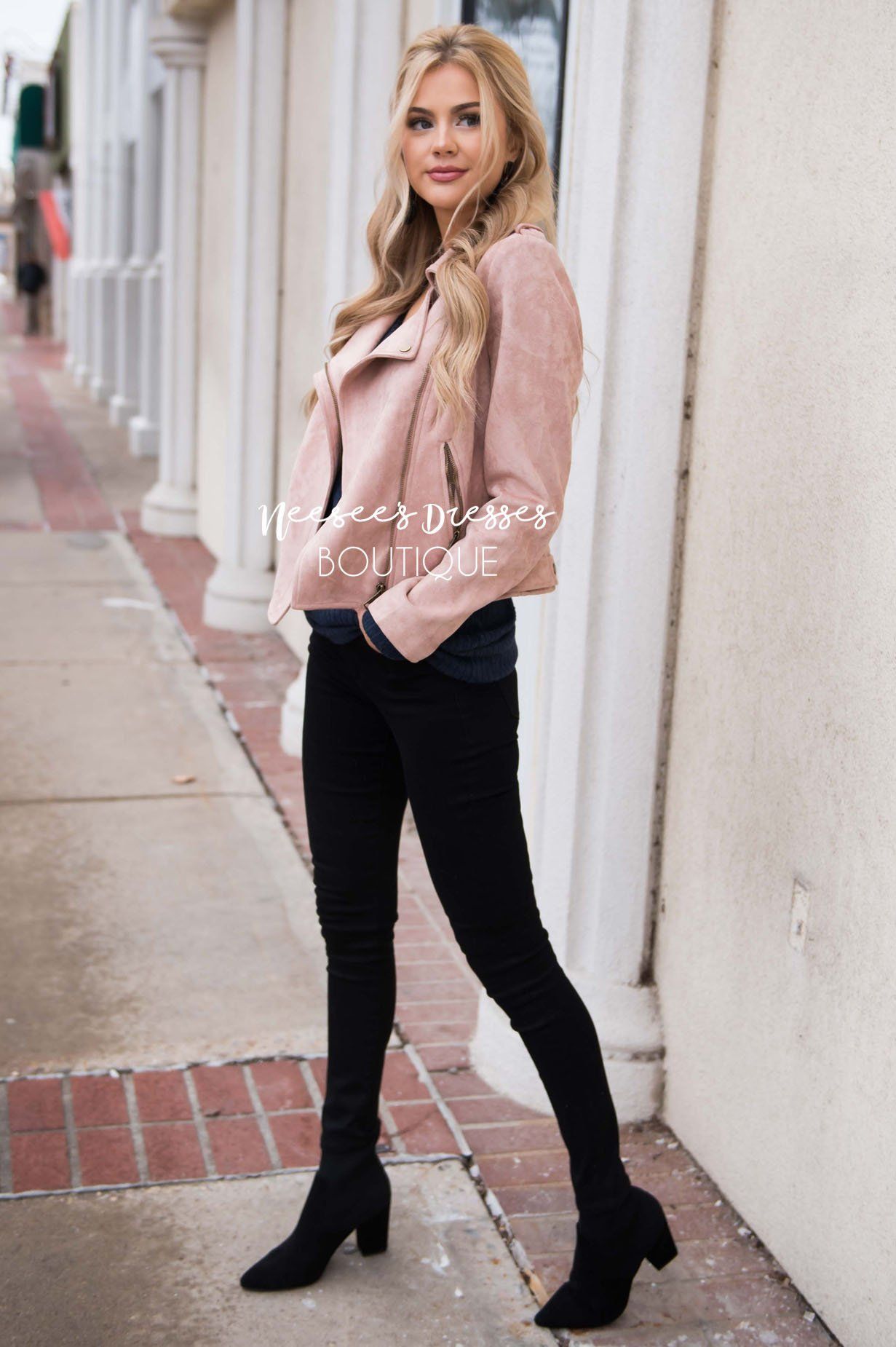 Pretty in Pink Moto Jacket