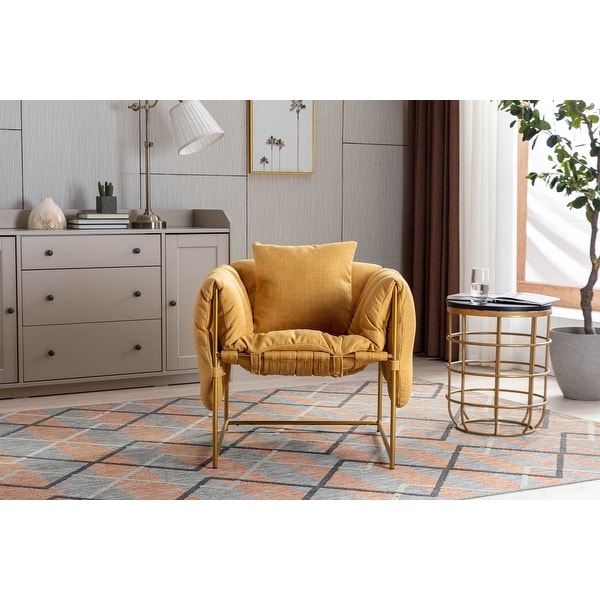 Accent Chair ，leisure single sofa with metal frame