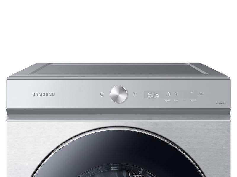 Samsung DVE53BB8900T Bespoke 7.6 Cu. Ft. Ultra Capacity Electric Dryer With Ai Optimal Dry And Super Speed Dry In Silver Steel