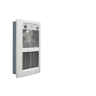 King Electric ComfortCraft 4500-Watt 208-Volt Wall Heater White Dove Electric 15354 BTU 21.6 Amps (21-1316 in. x 14-916 in. x 5 in.) LPW2045T-S2-WD-R