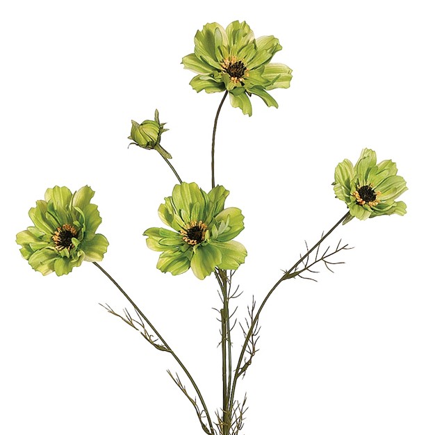 Green Cosmos Artificial Decorative Floral Spray