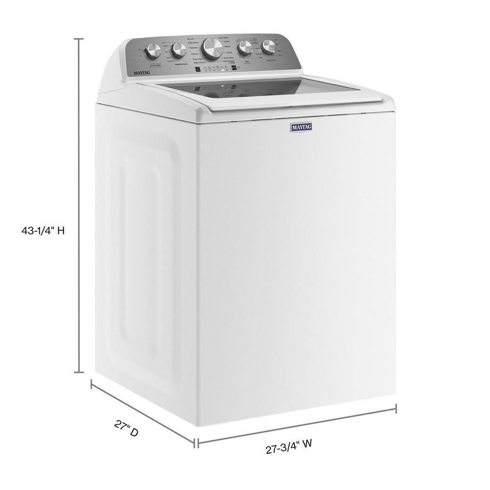 Maytag 4.8 cu. ft. Top Load Washer in White with Extra Power Boost MVW5430MW