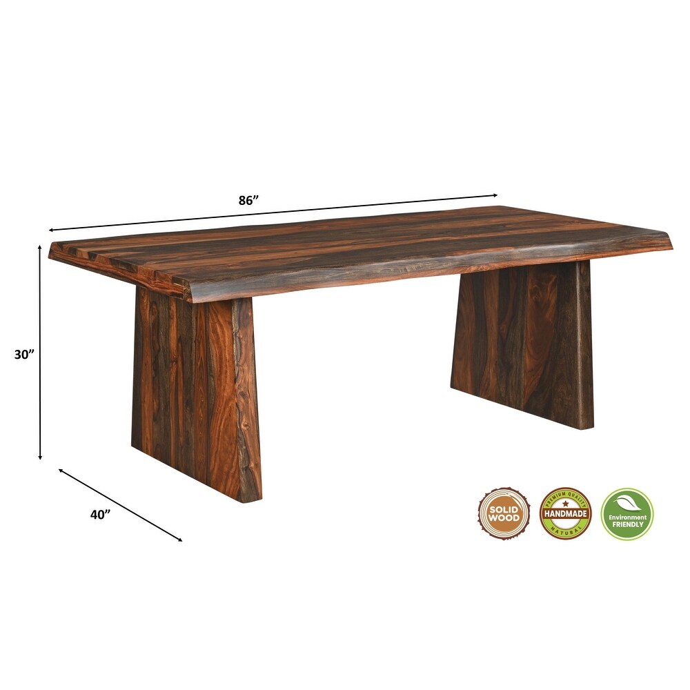 Avenue Live Edge Wood Dining Table