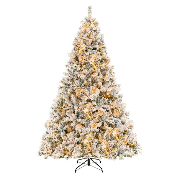 Costway 6 FT/7FT/8FT PreLit Christmas Tree 3Minute Quick Shape