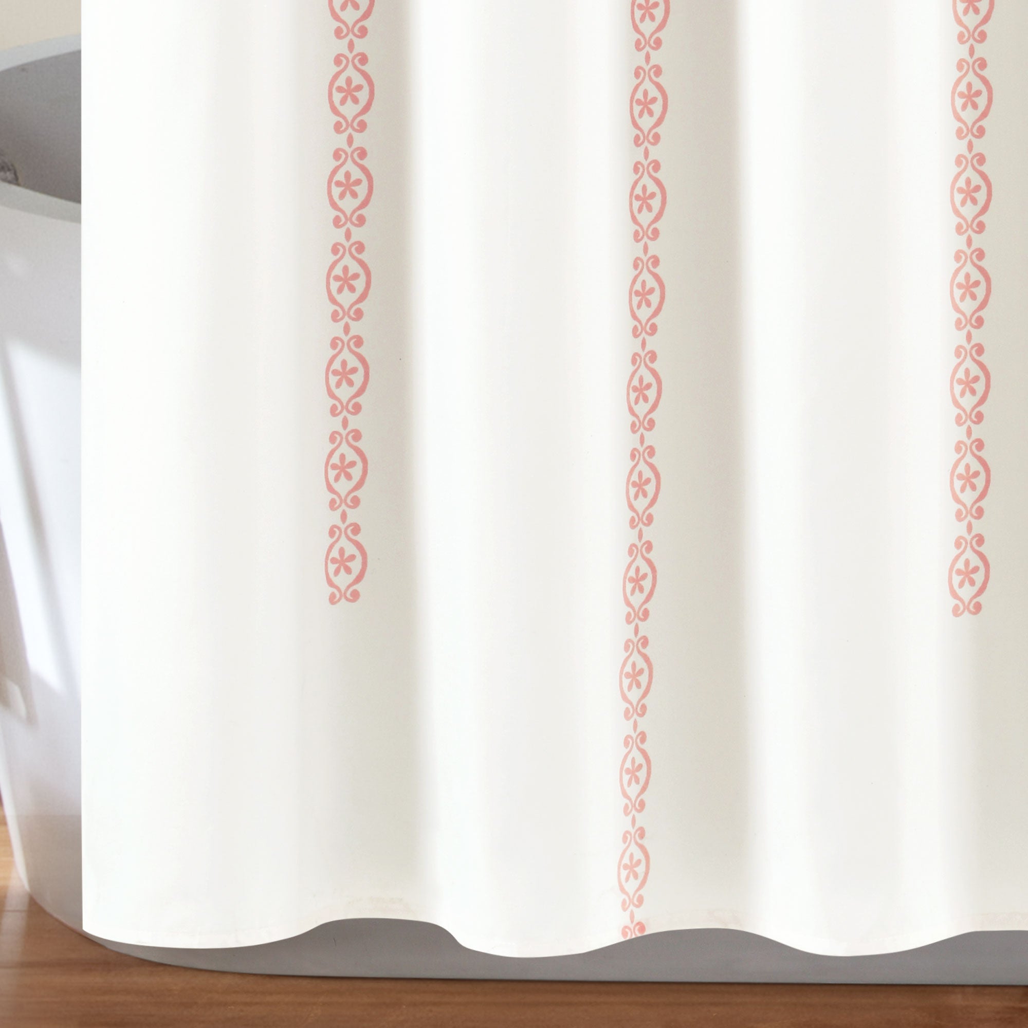 Stripe Medallion Shower Curtain