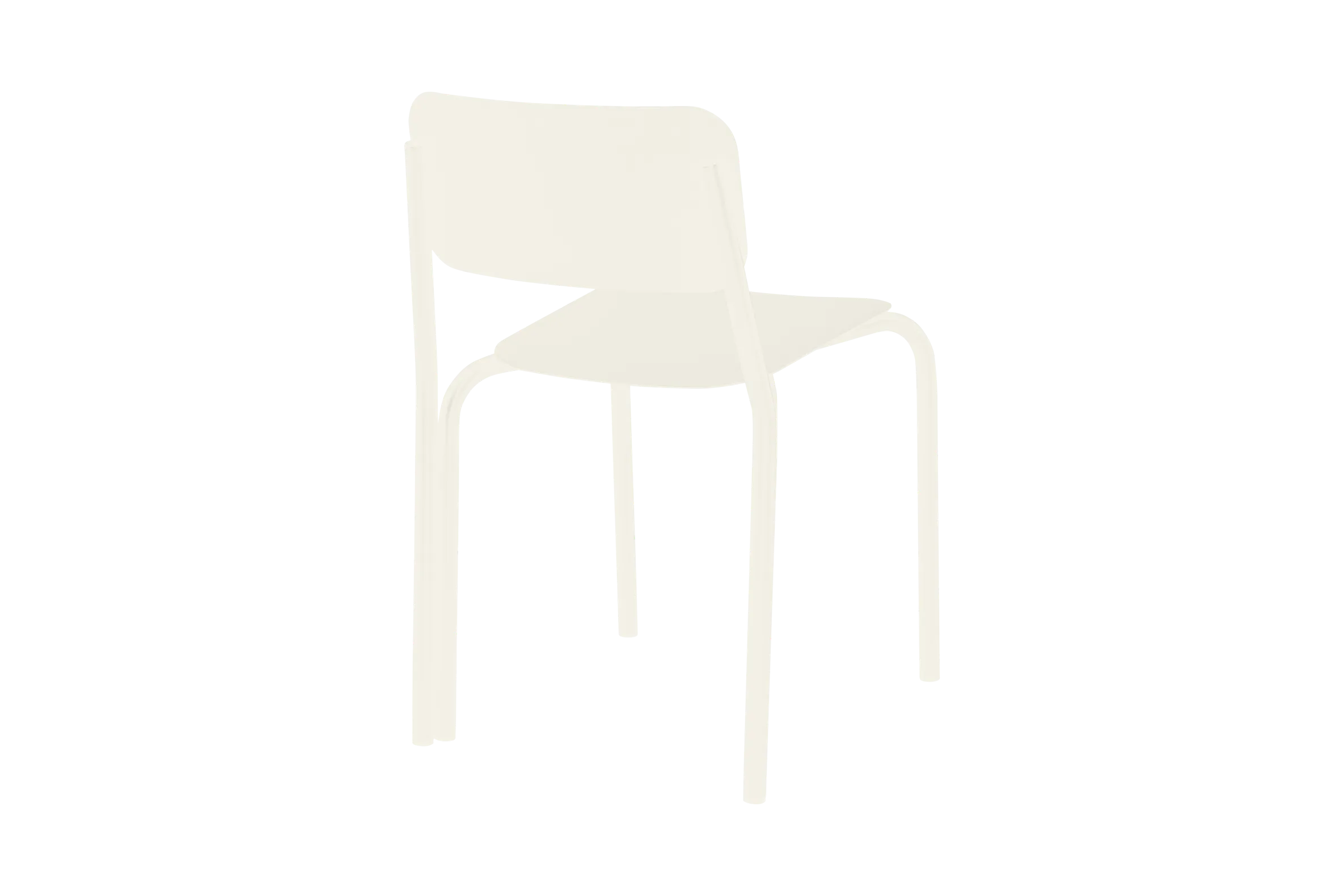 Beige Contoured Chair – Simple, Smooth Design for Effortless Elegance