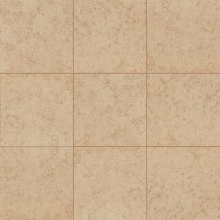 TrafficMaster Baja Beige 12 in. x 12 in. Matte Ceramic Floor and Wall Tile (15 sq. ft.Case) NHDBAJBEI1212C