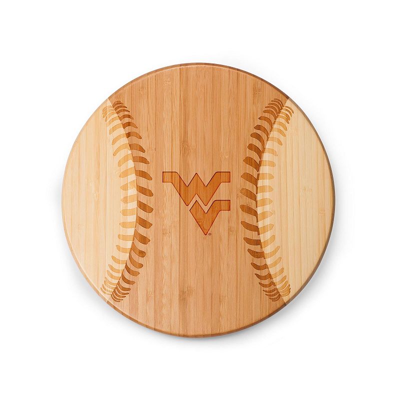 Picnic Time West Virginia Mountaineers Home Run! Baseball Cutting Board and Serving Tray