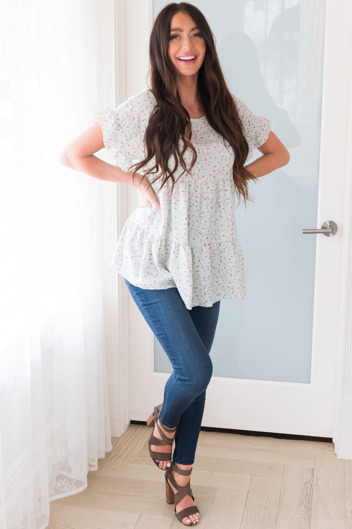 Sweet Success Floral Blouse