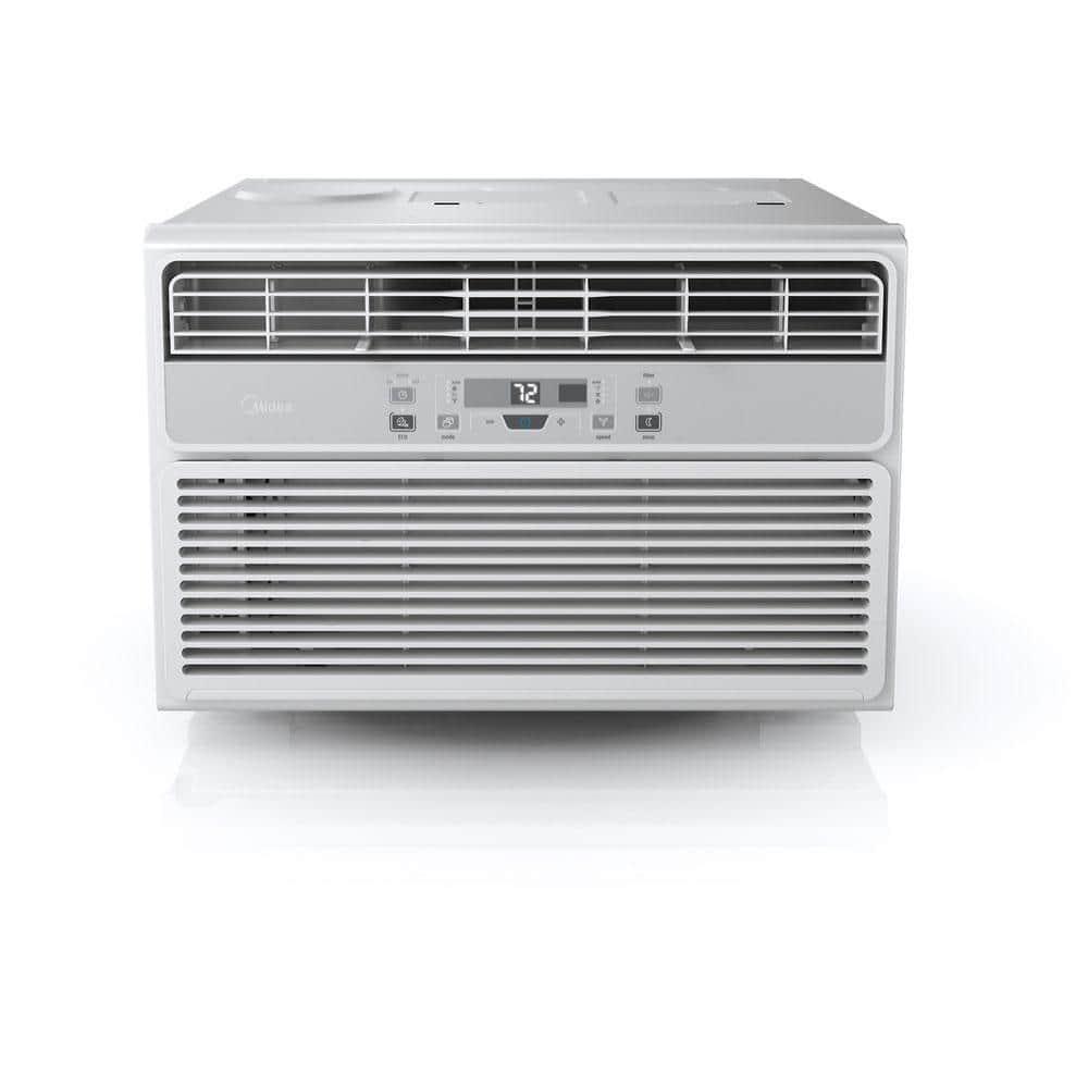 Midea 8000 BTU 115Volt Window Air Conditioner with Remote in White