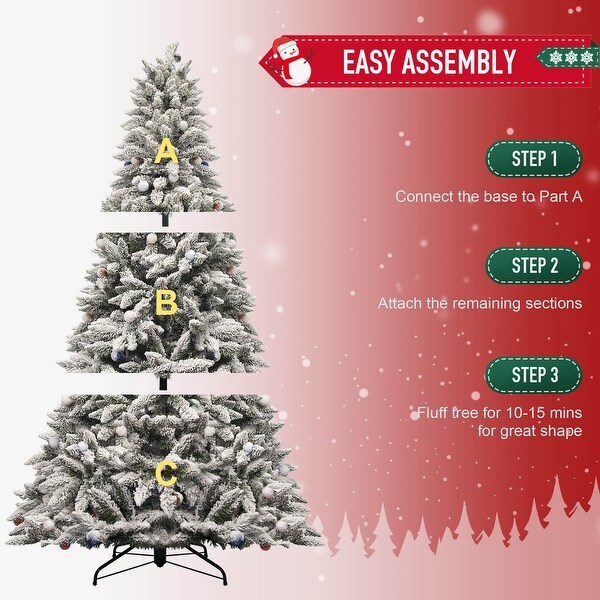 GAZEBEST Prelit Artificial Christmas Tree Xmas Tree