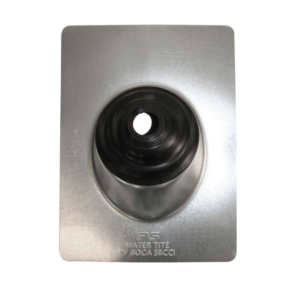 Gibraltar Building Products 3 in. and 4 in. Adjustable Pipe Flashing with Aluminum Base and Rubber Collar 23191