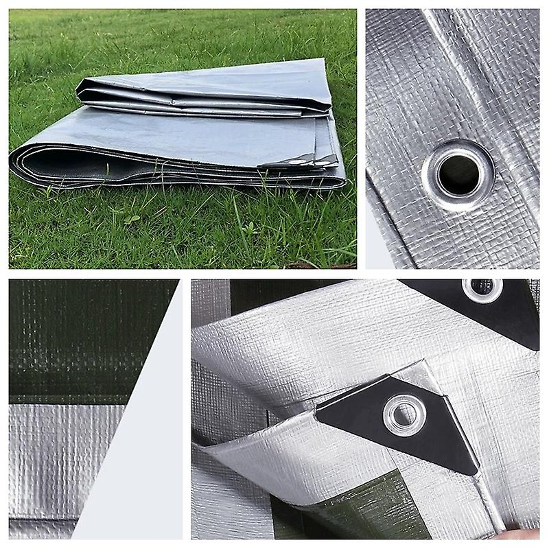 Pe 0.32 Mm Tarpaulin Rainproof Cloth Outdoor Awning Garden Plant Shed Truck Awning Waterproof Sunshade Sail Pet Dog House Cover